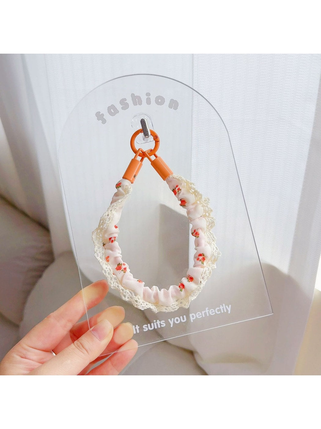 Keypus - Ruched Strap Fashion Keychain