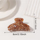Beau - Textured Half Round Hair Claw Clip