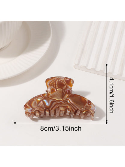 Beau - Textured Half Round Hair Claw Clip