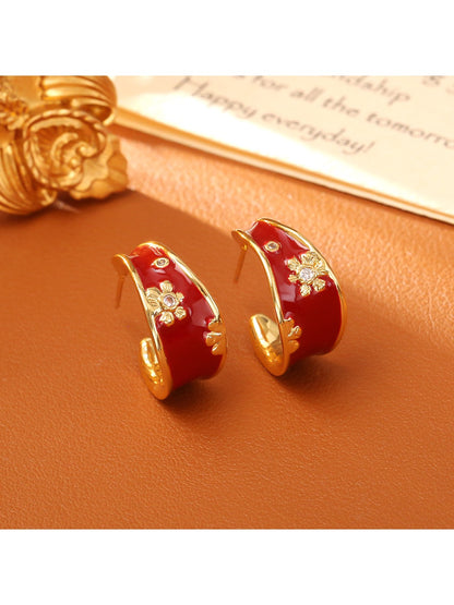 Earedge - Modern C-Hoop Earrings
