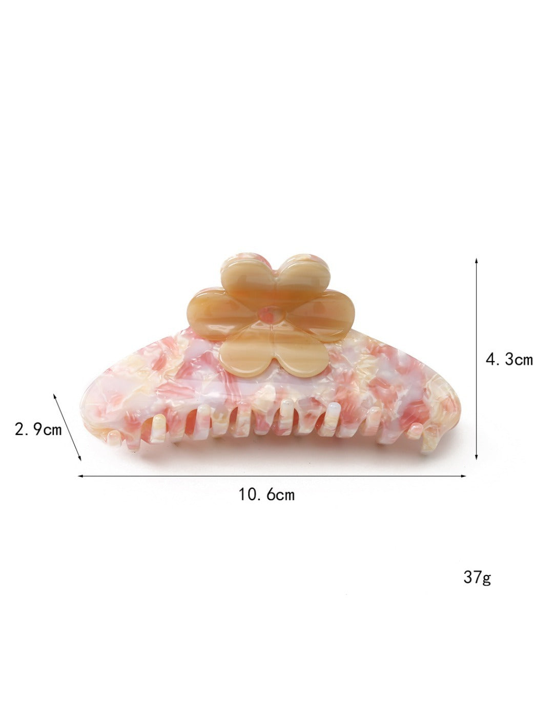 Beau - Acetate Flower Shaped Hair Clip