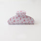 Beau - Elegant Bow Print PVC Decorative Claw Clip