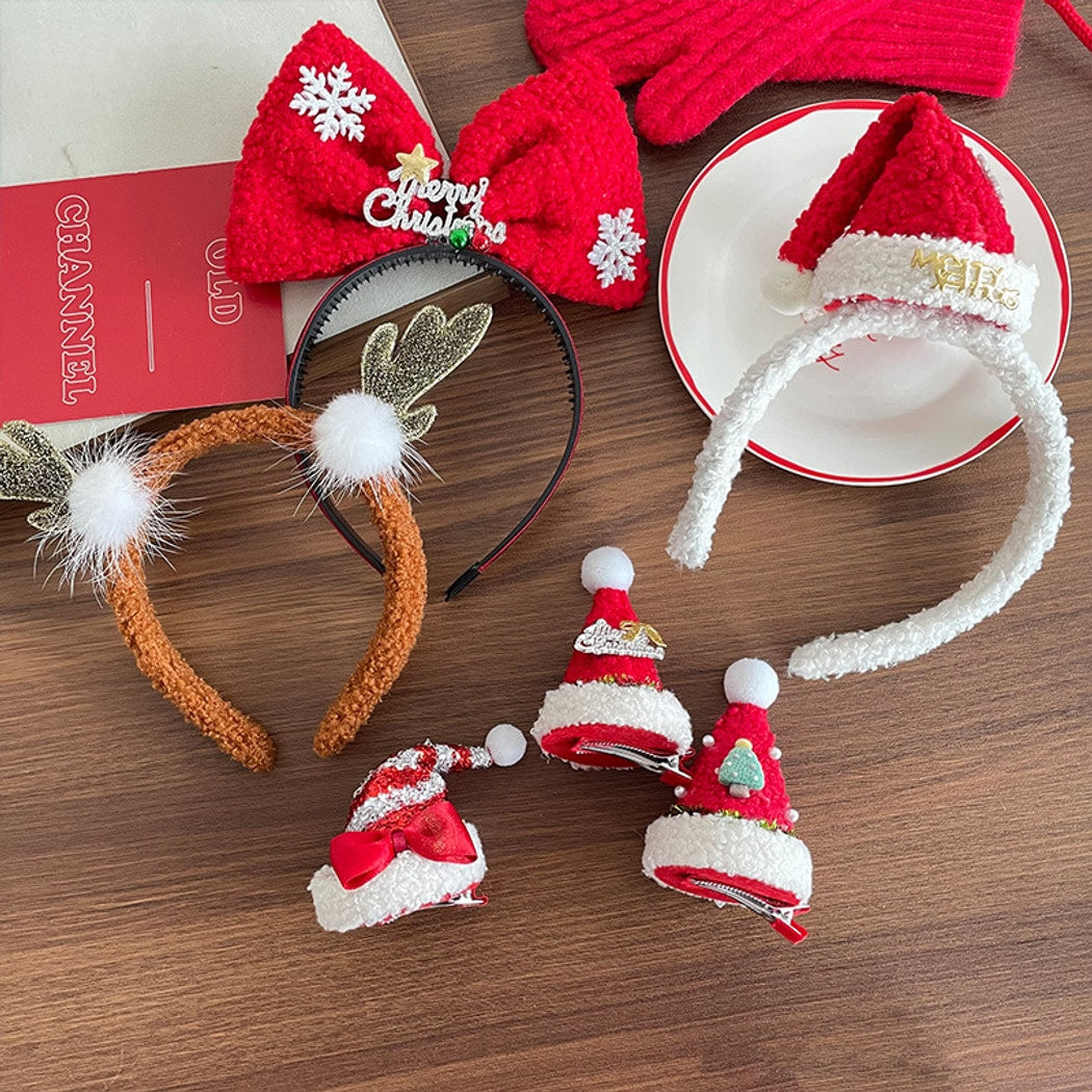 Gifty - Christmas Hat Reindeer Antler Hair Accessories