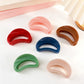 Beau - Minimalist Solid Semi Circle Claw Clip