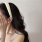 Gifty - Pleated Polka Dot Fabric Scrunchie Hair Tie