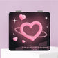 Mirroray - Y2K Heart Print Foldable Makeup Mirror