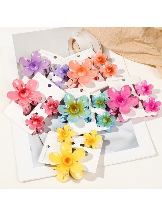 Beau - Flower Hair Clips Set