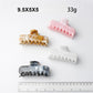 Beau - Geometric Ink Wash Pattern Claw Hair Clip