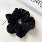 Gifty - Velvet Polka Dot Large Hair Scrunchie