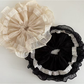 Gifty - Ruffled Lace Trim Vintage Style Scrunchie