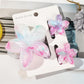 Beau - Marbled Frangipani Hair Clips Set