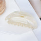 Beau - Minimalist Half Moon Cutout Hair Claw Clip