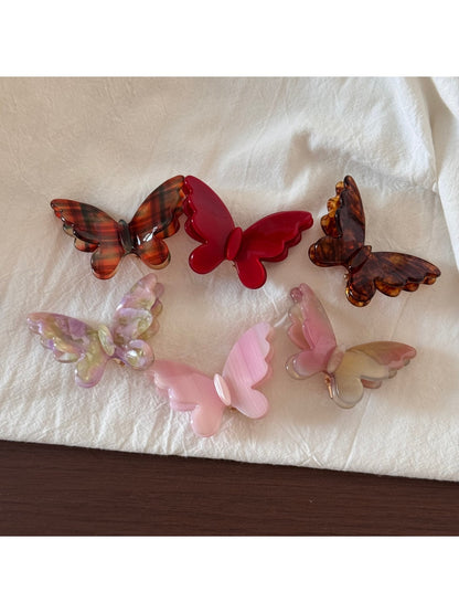 Beau - Dimensional Butterfly Acetate Hair Clip