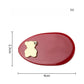 Beau - Oval Acetate Bear Detail Duckbill Hair Clip