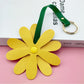 Keypus - Daisy Inspired PVC Flower Pendant Keychain