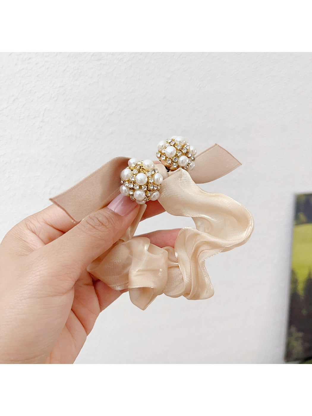 Gifty - Satin Floral Hair Tie