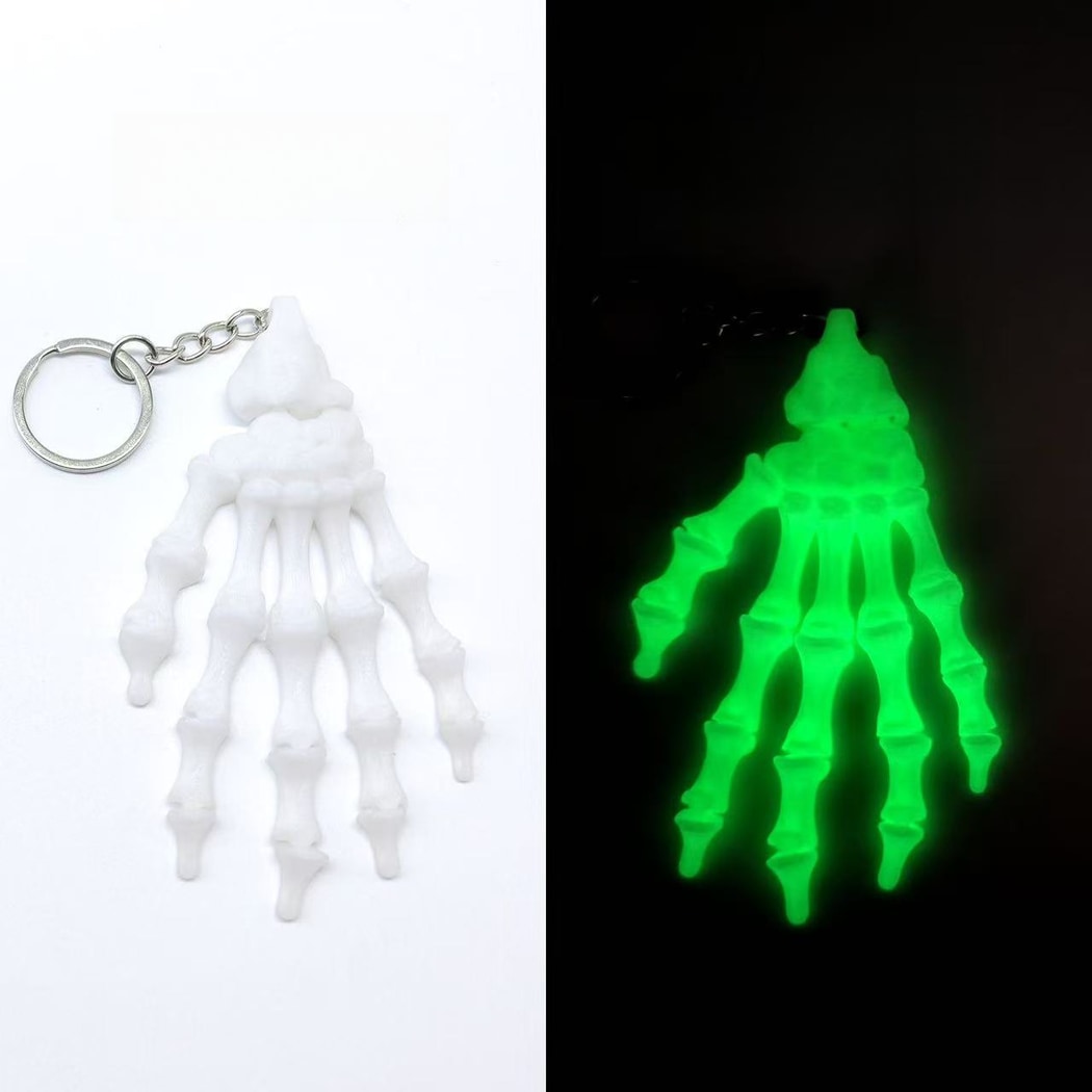Keypus - Halloween 3D Printed Skeleton Hand Keychain