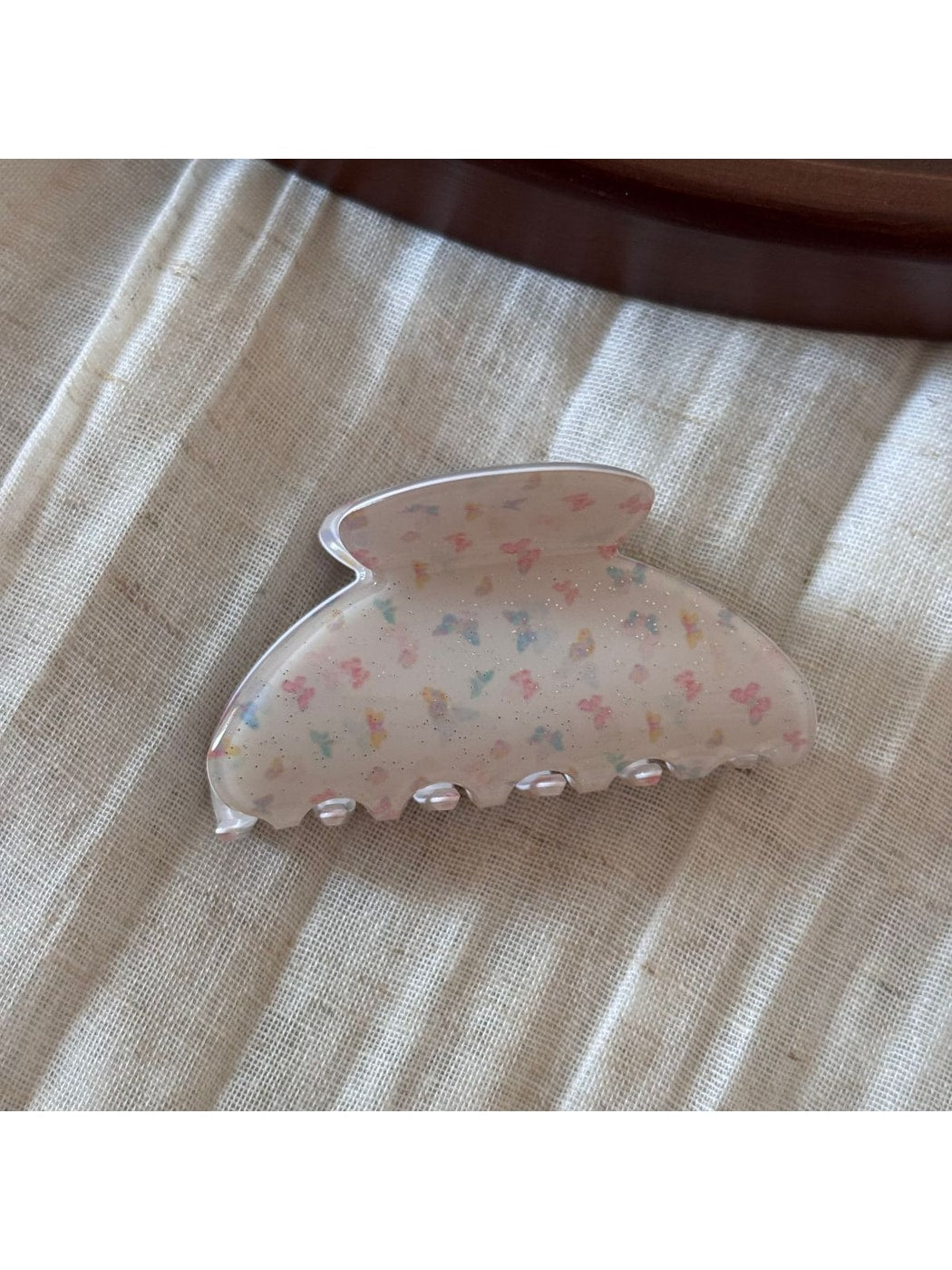 Beau - Acrylic Butterfly Print Patterned Hair Claw Clip