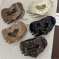 Beau - Oval Openwork Hair Claw Clip