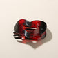 Beau - Heart Cutout Matte Hair Clip