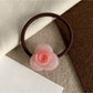 Gifty - Rose Pattern Acetate Hair Tie