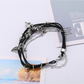 Lovra - Bohemian Leaf Beaded Layered Bracelet
