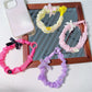 Keypus - Bow Detail Mixed Color Phone Hanging Strap