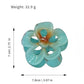 Beau - Glossy Hollow Flower Shape Claw Clip