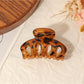 Beau - Leopard Print Pumpkin Hair Clip