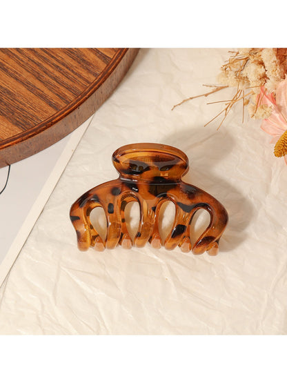 Beau - Leopard Print Pumpkin Hair Clip