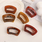 Beau - Brown Trendy Square Hair Clip
