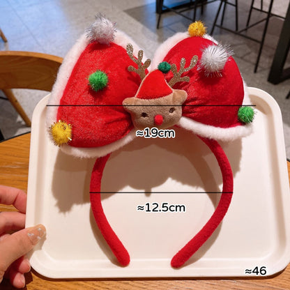 Gifty - Christmas Reindeer Bow Detail Headband