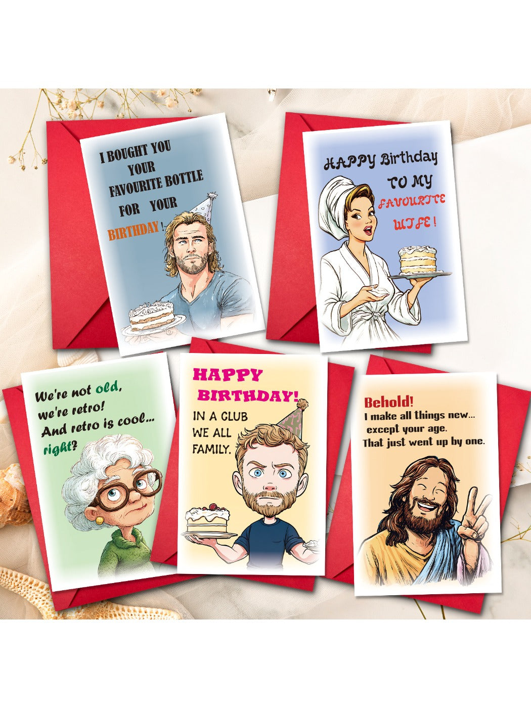 Carduria - Fun Cartoon Birthday Card