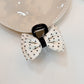 Beau - Polka Dot Bow Plastic Claw Clip