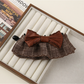 Beau - Pleated Bow Detail Polyester Banana Clip