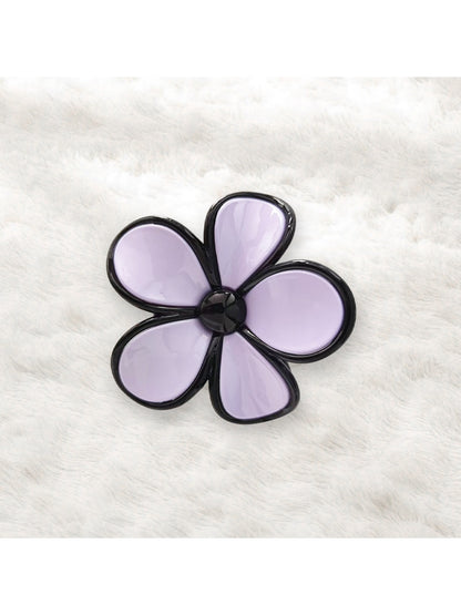Beau - Five Petal Flower Shape Hair Claw Clip