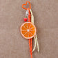 Keypus - PVC Lemon Shaped Rope Bag Charm Keychain