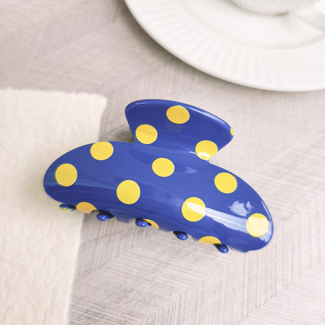 Beau - Sweet Polka Dot Glossy Claw Clip
