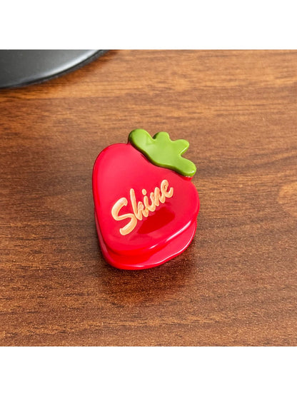 Beau - Cute Strawberry Rose Hair Clips Mini