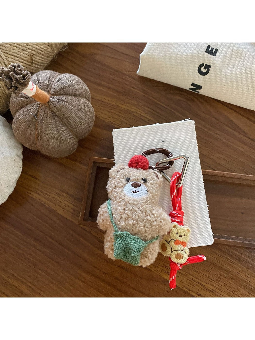 Keypus - Red Lanyard Cartoon Bag Charm