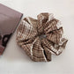 Gifty - Elegant Simple Plaid Scrunchie