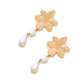 Earedge - Floral Dangle Statement Earrings