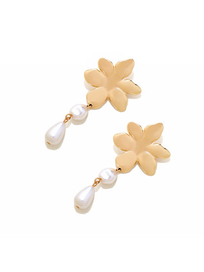Earedge - Floral Dangle Statement Earrings