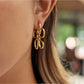Earedge - Delicate Cut-Out Flower Earrings