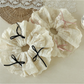 Gifty - Sweet Embroidered Lace Oversized Scrunchie