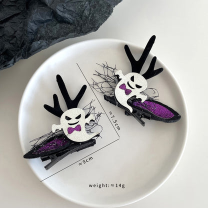 Beau - Dark Style Halloween Antler Hair Clip Set