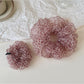 Gifty - Floral Print Ruffled Organza Look Scrunchie