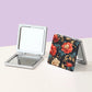 Mirroray - Foldable Floral Pattern Portable Makeup Mirror