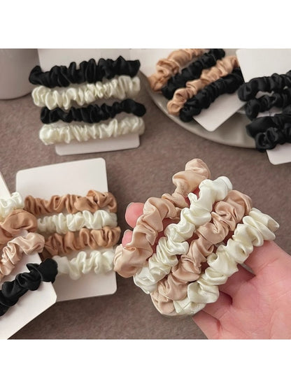 Gifty - 4 Pack Solid Color Hair Ties