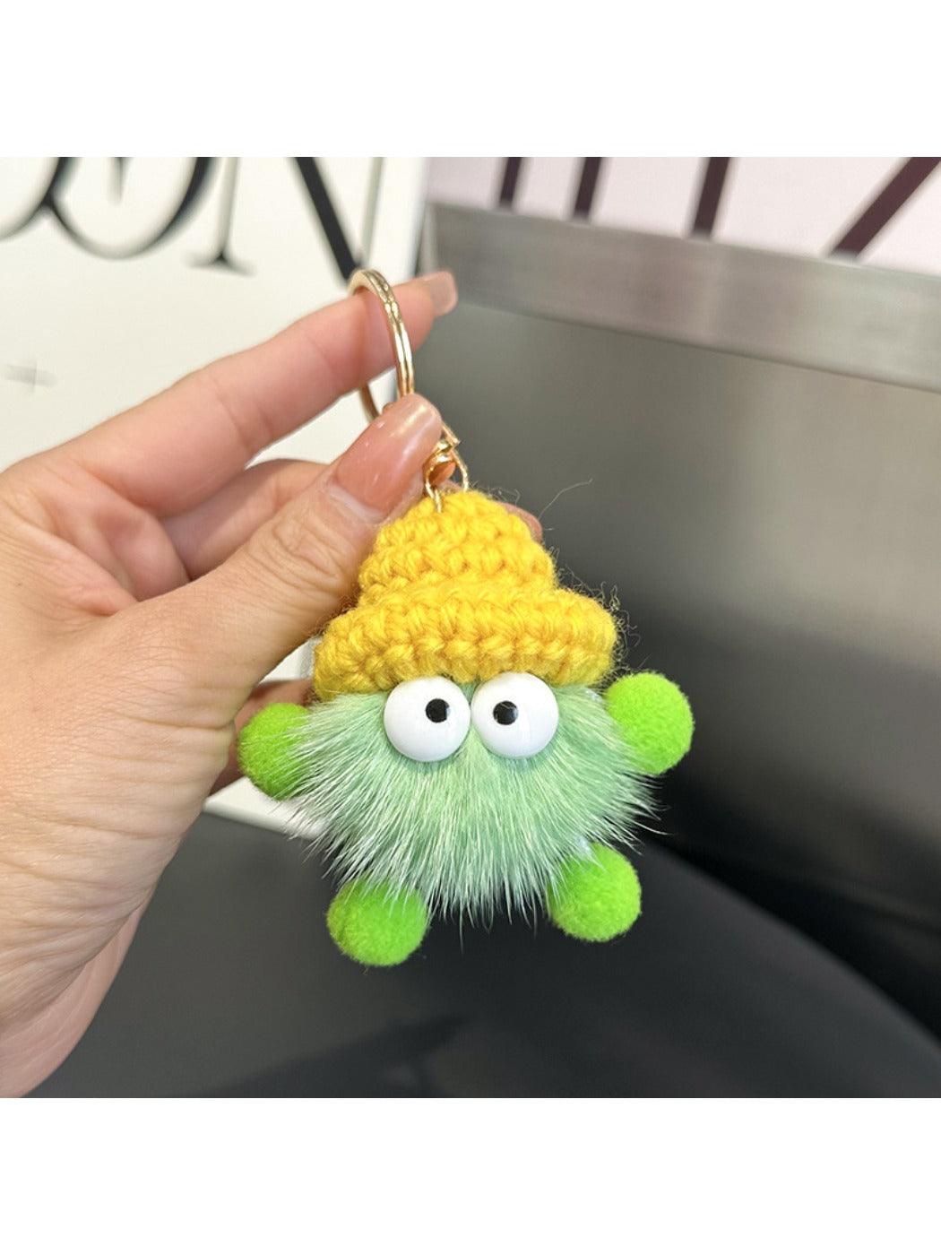 Keypus - Adorable Soot Ball Plush Keychain